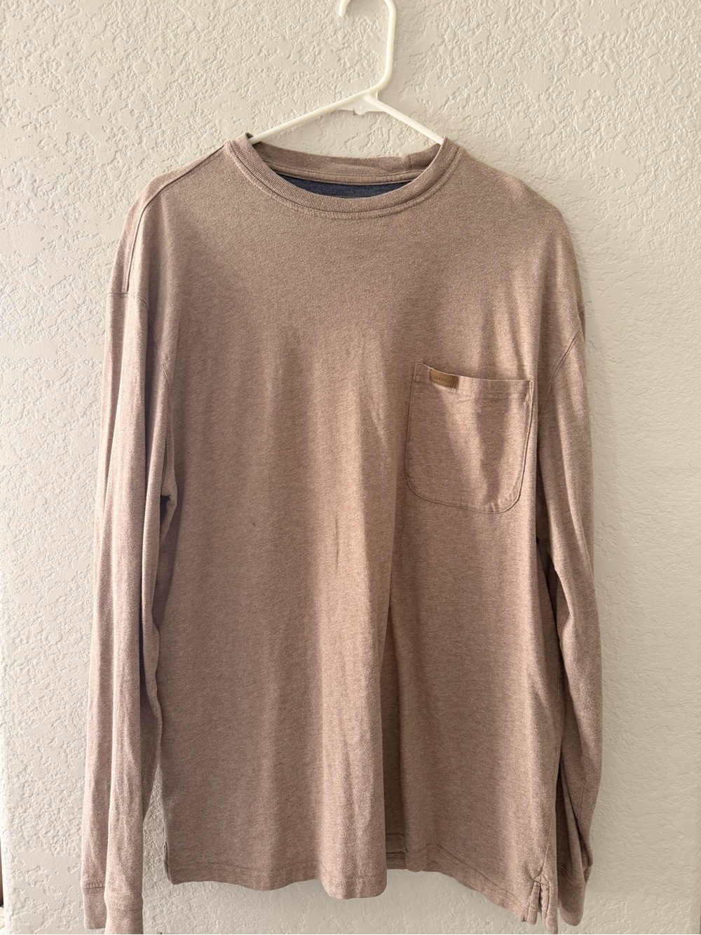 Pendleton Men's Long Sleeve Pocket Tee - Light Brown